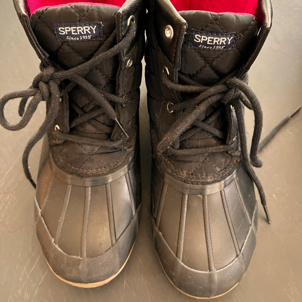 Girls Size 4 Sperry Duck Boots